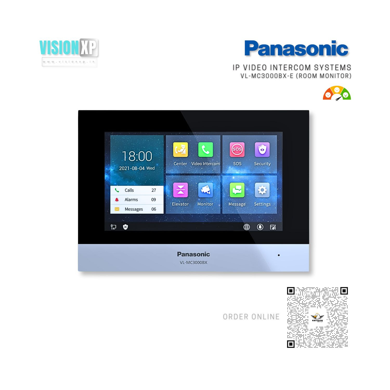 Panasonic VL-MC300BX-E Room Monitor IP Video Intercom Systems