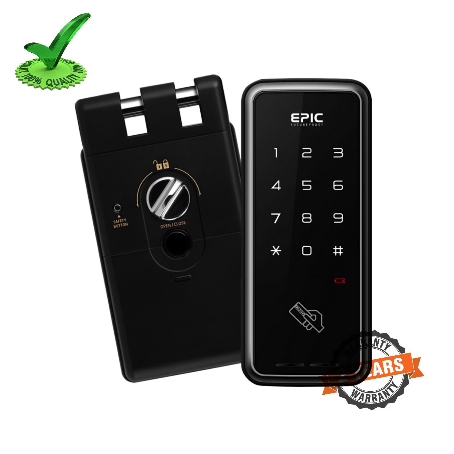 Epic TOUCH H RFID Smart Card & Pin Password Smart Door Lock