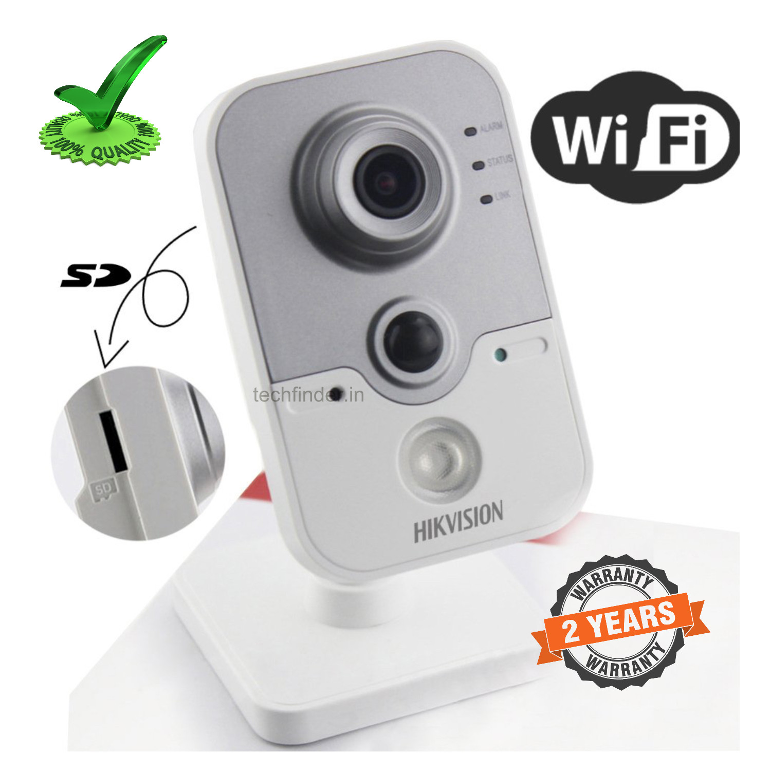 Hikvision DS-2CD2442FWD-IW 4megapixel WDR Wi-Fi Network Cube Camera