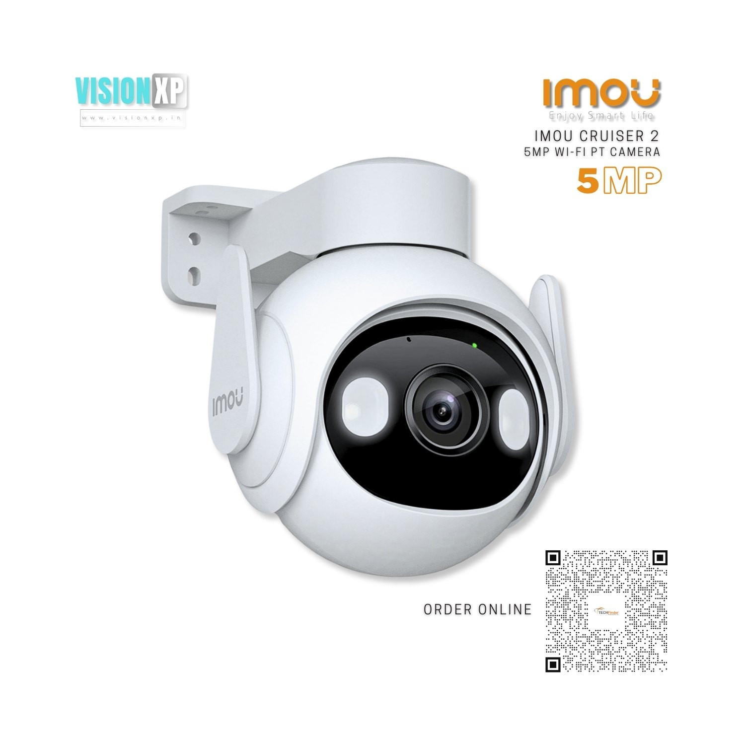 IMOU Cruiser 2 Outdoor Full Colour 5MP Wi-Fi P&T Smart Camera