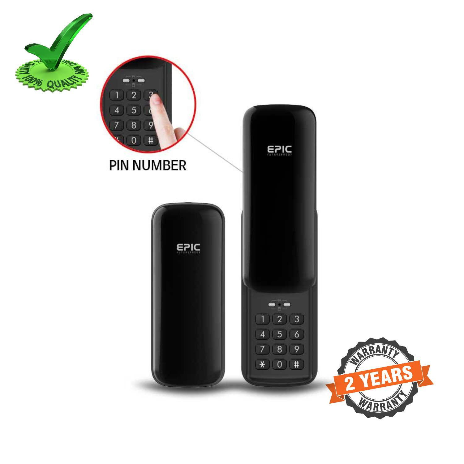 Epic ES-B10 Pin Number Keypad Password Operated Smart Door Lock